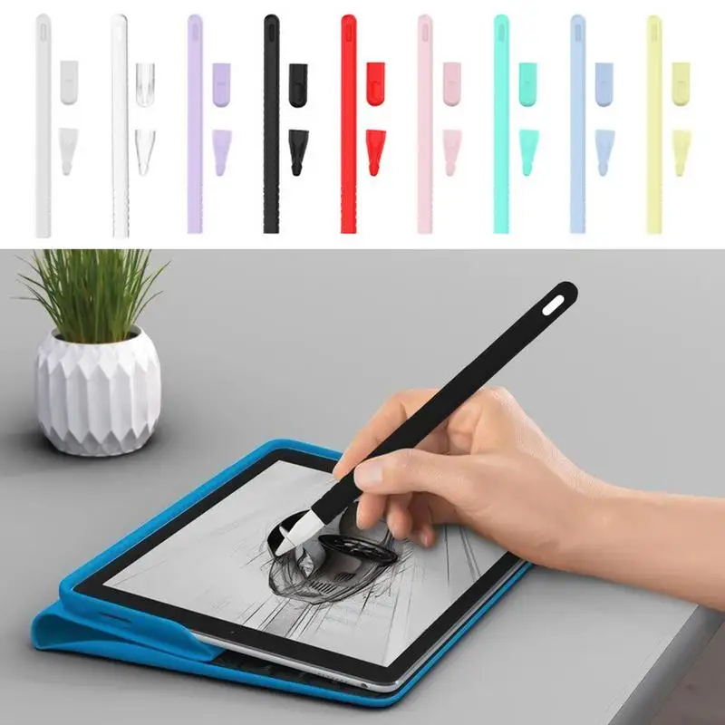 Protective Case For IPencil 2nd Gen Color Matching Stylus Protection Cover Non Slip IPencil Pen Jacket And Pen Tips