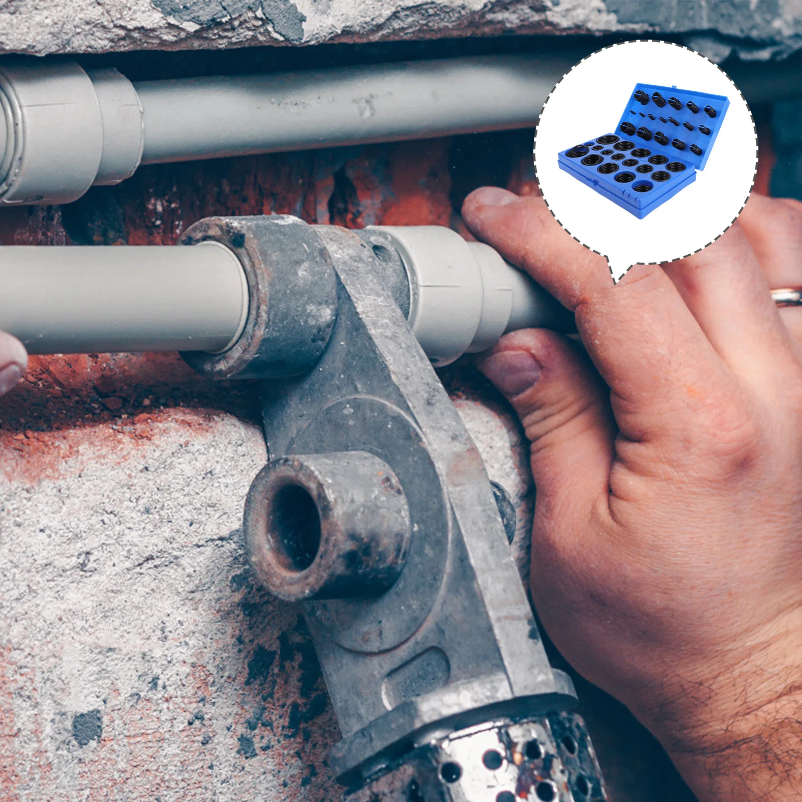 

419 шт., комплект уплотнительных колец, 32 метрические размеры, набор резиновых втулок для сантехнического оборудования, гидравлический пневматический ремонт, прочный футляр для хранения