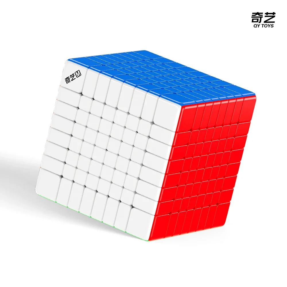[CubeCrazy] QIYI 8x8 M Cubo de velocidad mágica con núcleo de bola magnética juguetes profesionales Qiyi 8M Cubo mágico rompecabezas