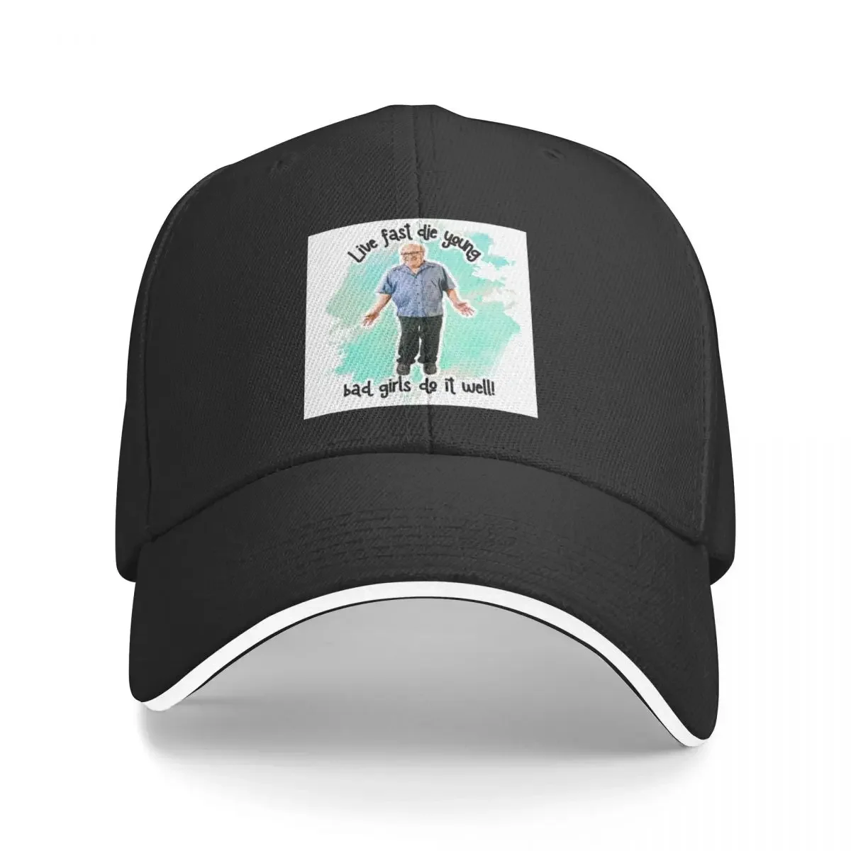 

Live Fast, Die Young - Danny DeVito Baseball Cap Christmas Hat hard hat Military Tactical Cap Beach Outing Men Hats Women's