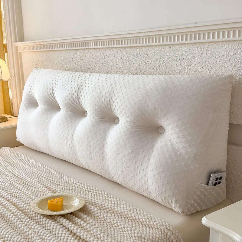 

Новая современная треугольная подушка-валик для сна, пушистая, съемная, большая, для защиты головы от ударов, с защитой от скольжения...