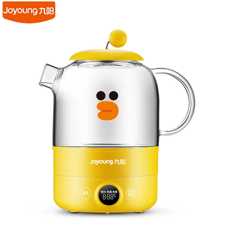 Joyoung Health Kettle D601 Cute Electric Kettle 800ML Multifunction Flower Tea Coffee For Home Office STRIX Thermostat 220V-240V