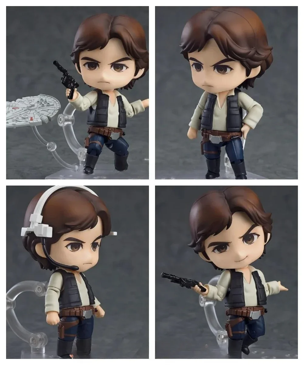 굿 스마일 넨도로이드 스타워즈 한 솔로 루크 스카이워커 레이 다스 베이더 피규어 모델 컬렉션 장난감 선물