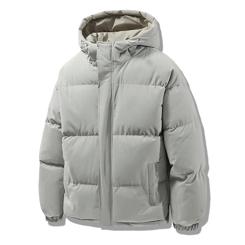

Winter Men Parkas Thick Warm Jacket Hooded Quilted Jacket Down Jacket Casual Cotton-Padded Puffer Coat Unisex Outwear