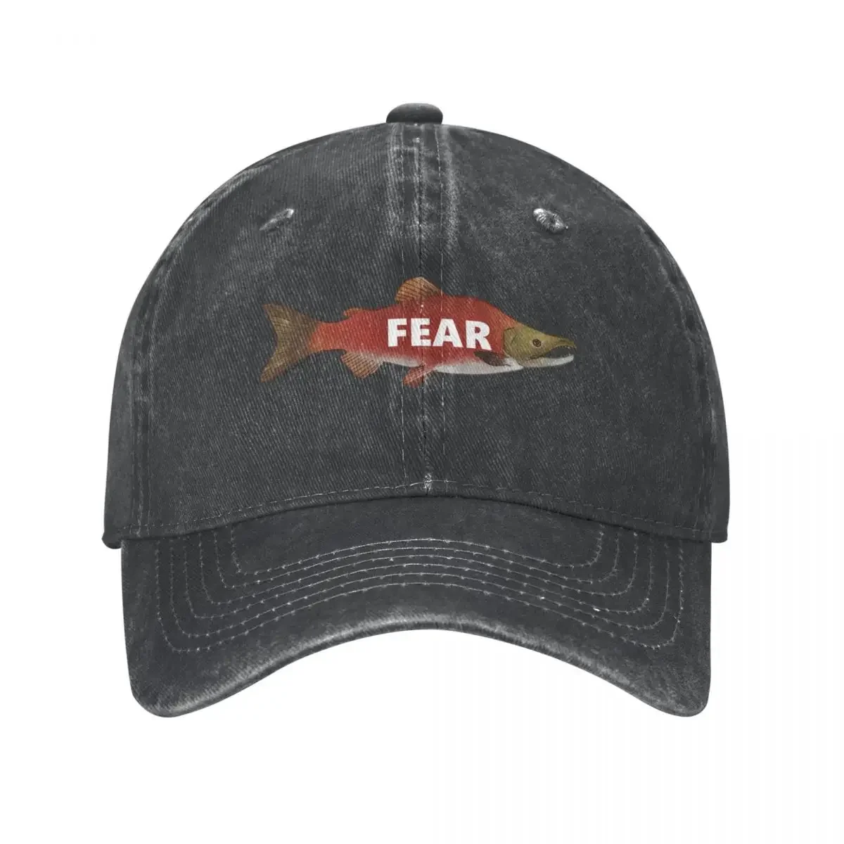 Fear the salmon Cowboy Hat Snap Back Hat Luxury Brand Caps Women Men's