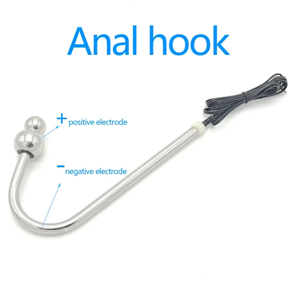 Prodotti del sesso scossa elettrica Butt Plug in metallo massaggio anale del corpo tocco liscio Plug anale giocattoli erotici accessori giocattolo del sesso per le donne