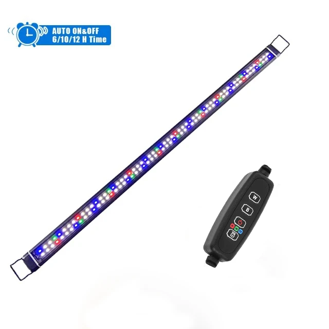 

IPL-120 Светодиодные фонари для аквариума с регулируемой яркостью и таймером, корпус из алюминиевого сплава, светильник для аквариума с регулируемыми кронштейнами