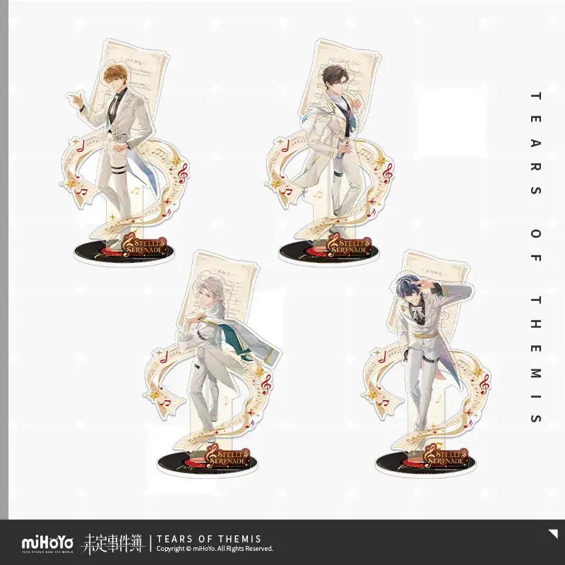 [Genuine] miHoYo Game Tears of Themis Acrylic 3D Multi Insertion Scene Plaque Luke Artem Wing Desktop Ornament Cosplay Xmas Gift
