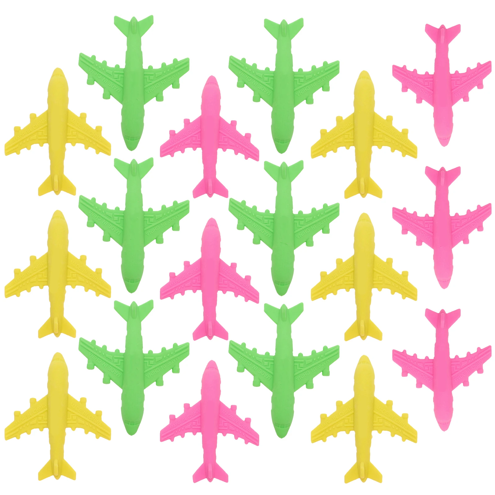18pcs Student Student Stationery Airplane Style Stationery Lightweight Random Erasers For Kids Colors Kids Supplies