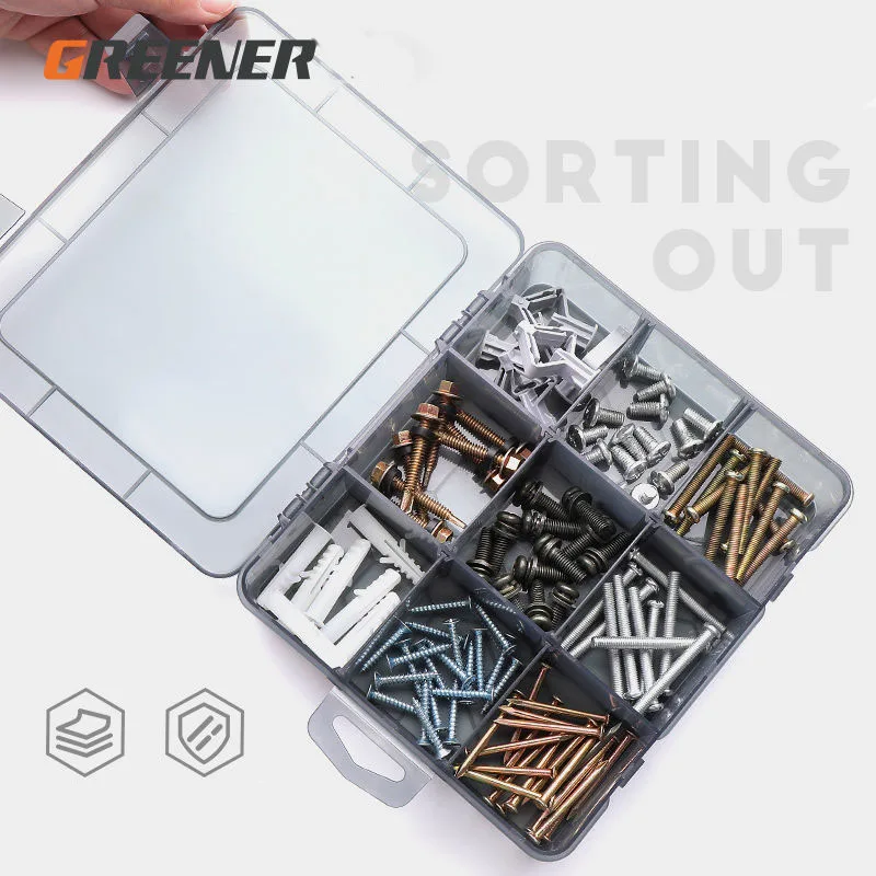 Nhà Tổ Chức Hộp Nhà Để Xe Lưu Trữ Mũi Khoan Vít Mũi Những Vật Nhỏ Dụng Cụ Vít Từ Bát Ban Tổ Chức Hộp Kín Hơi