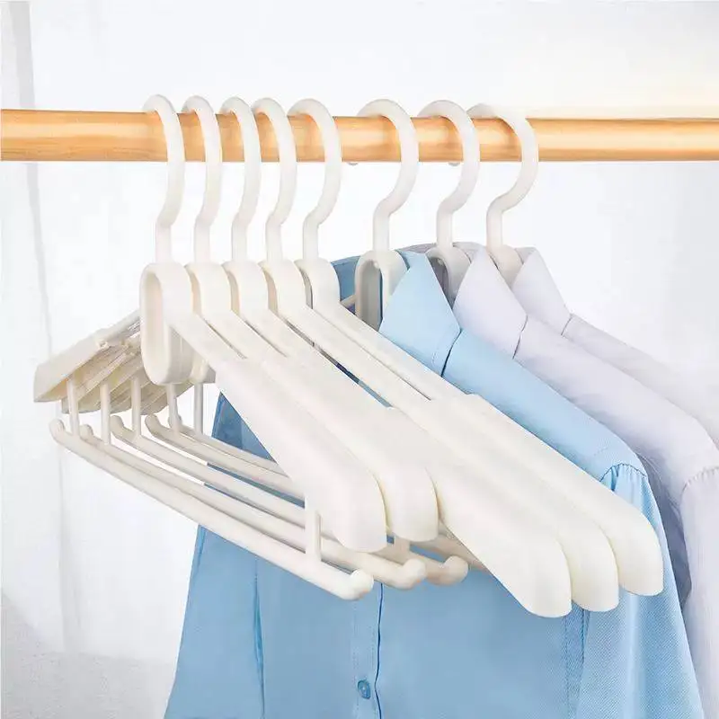 thickened-plastic-rotating-clothes-hanger-41-52cm-adult-men's-clothing-store-home-use-extendable-large-size-garment-hanger