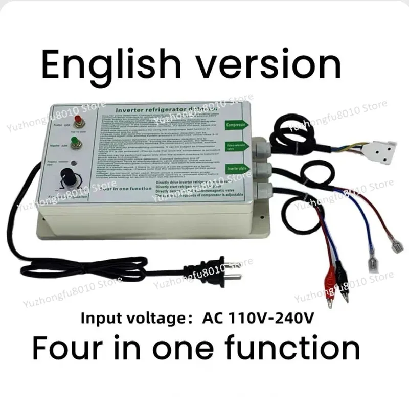 110-240V Refrigerator Inverter Tester Compressor Solenoid Valve Fan Damper Diagnostic Tool English Version