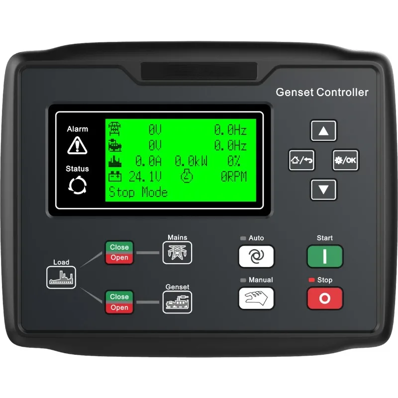 HGM6120N Diesel Generator Control Panel Powerful Function Basic Generator Parts High Quality