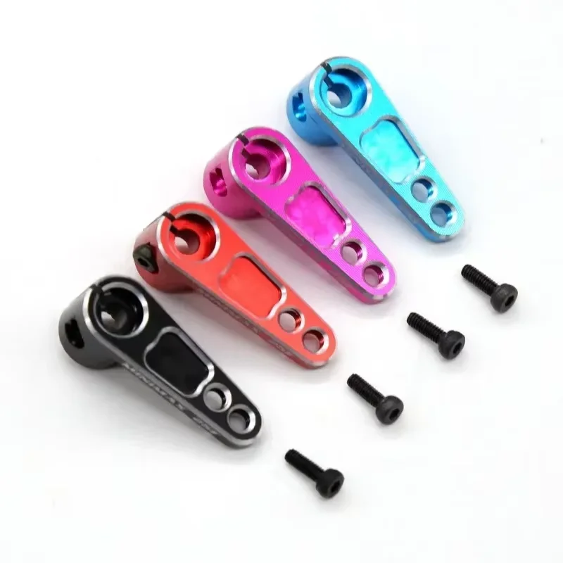 Standard 25T Servo Shaft CNC Aluminum Alloy Metal Arm Horn Steering for D4 XI XIS Drift RC Car 1:10 1:12 1:14 Fix-Wing Boat Heli