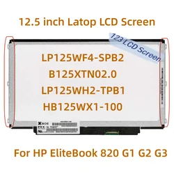 For HP EliteBook 820 G1 G2 G3 1366X768 Display 30PINS 12.5