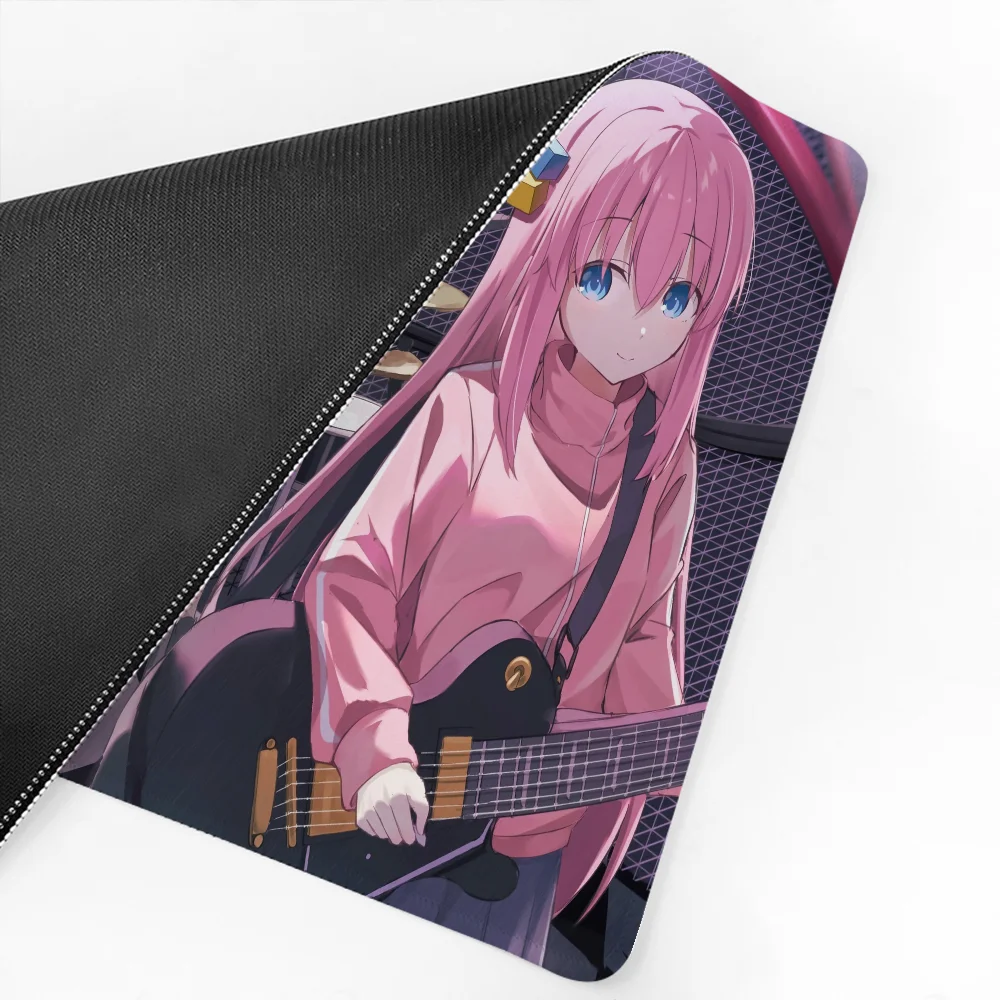Anime b-Bocchi The Rock  Mousepad Mouse Mat Desk Mat With Pad Gaming Accessories Prime Gaming XXL Keyboard Pad