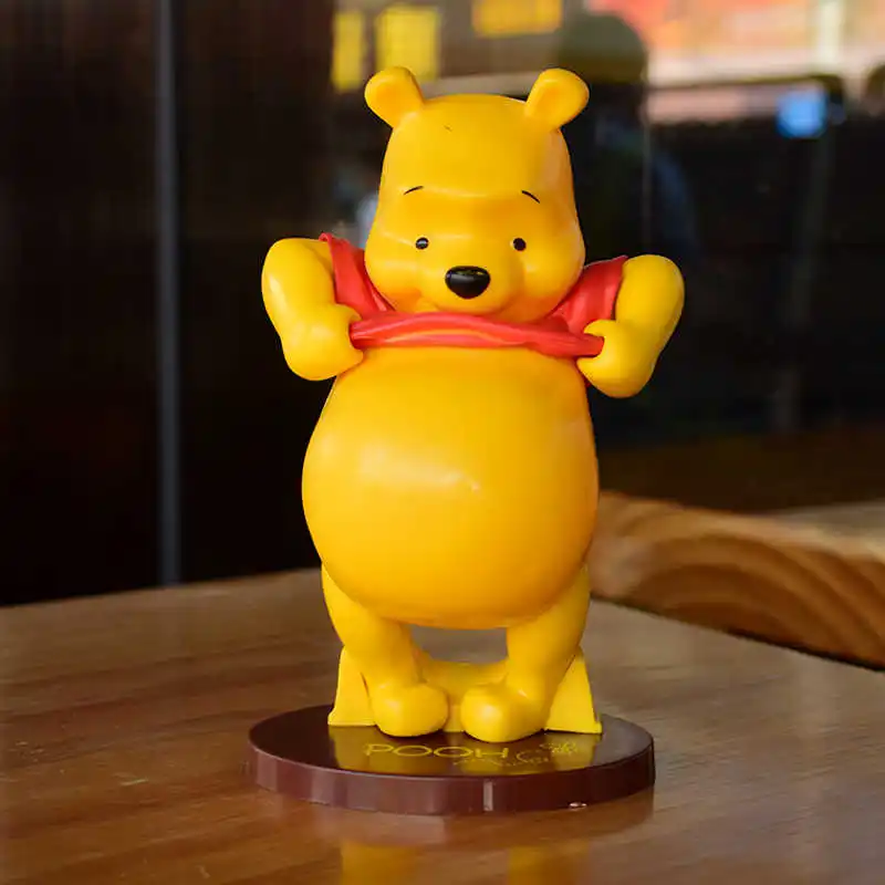 Nuevo juguete de Winnie de Disney The Pooh, muñeca bonita de Winnie The Pooh de gran barriga, adorno de coche hecho a mano, muñeca bonita, regalo de Navidad para niños