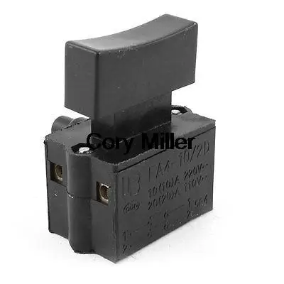 AC 220V 10A 110V 20A 1NO 1NC DPST Double Pole Single Throw Electric Tool Switch