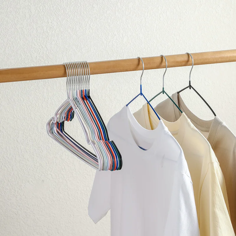 Clothes Rack Non-slip And Non-trace Household Dip Plastic Drying