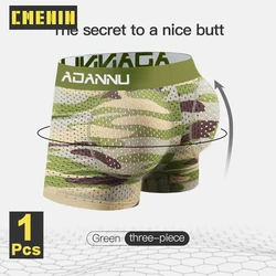 CMENIN Camouflage Men Boxers Cotton Breathable Sponge Butt Lifting Men's Panties Sissy Sexy Man Underwear Gays Underpants Boxers