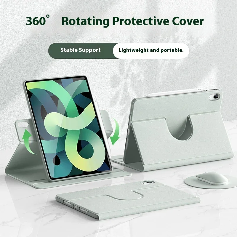

****iPad Air 11-inch 2025 M3/2024 M2/Air 7th, 6th, 5th, 4th generations (2025/2024/2022/2020) 10.9-inch stand case with 360°