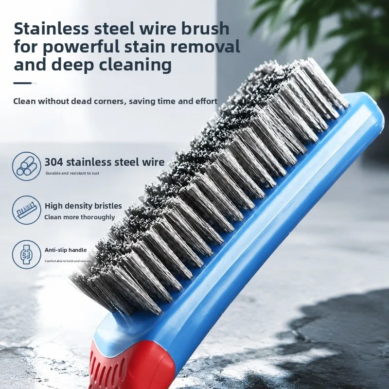 Wash oysters, abalone, crab, shellfish, cleaning brush, stainless steel wire brush, strong cleaning seafood