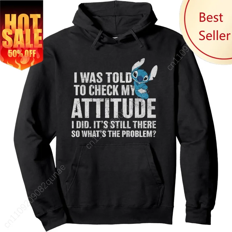 

Disney Lilo & Stitch Attitude Problem Alien Pullover Hoodie