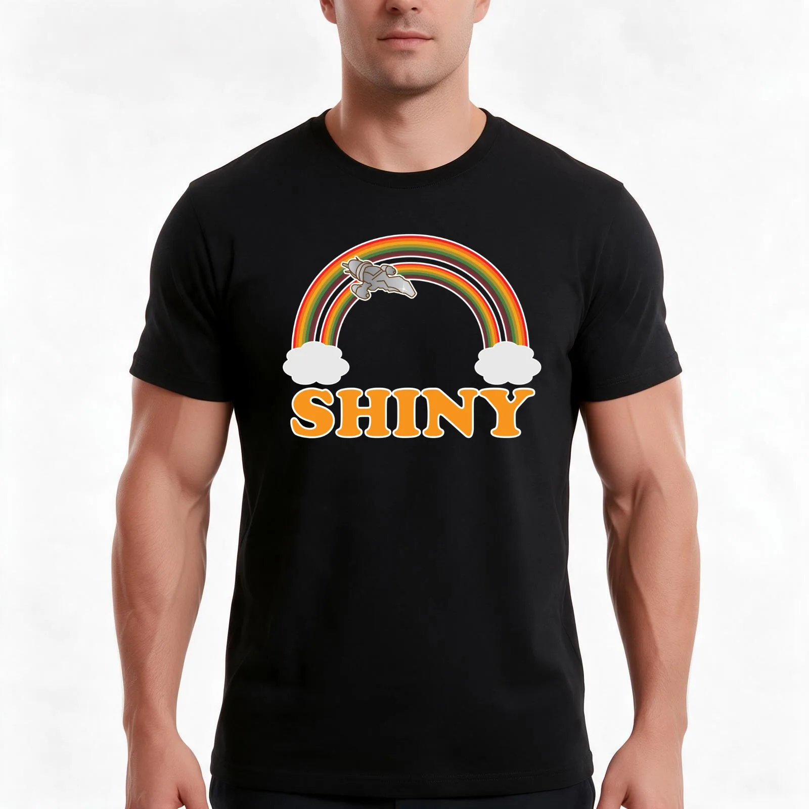 Firefly - Serenity | Double rainbow T-Shirt Summer Casual Cotton Tee Oversized Streetwear Tops Vintage Graphic Print