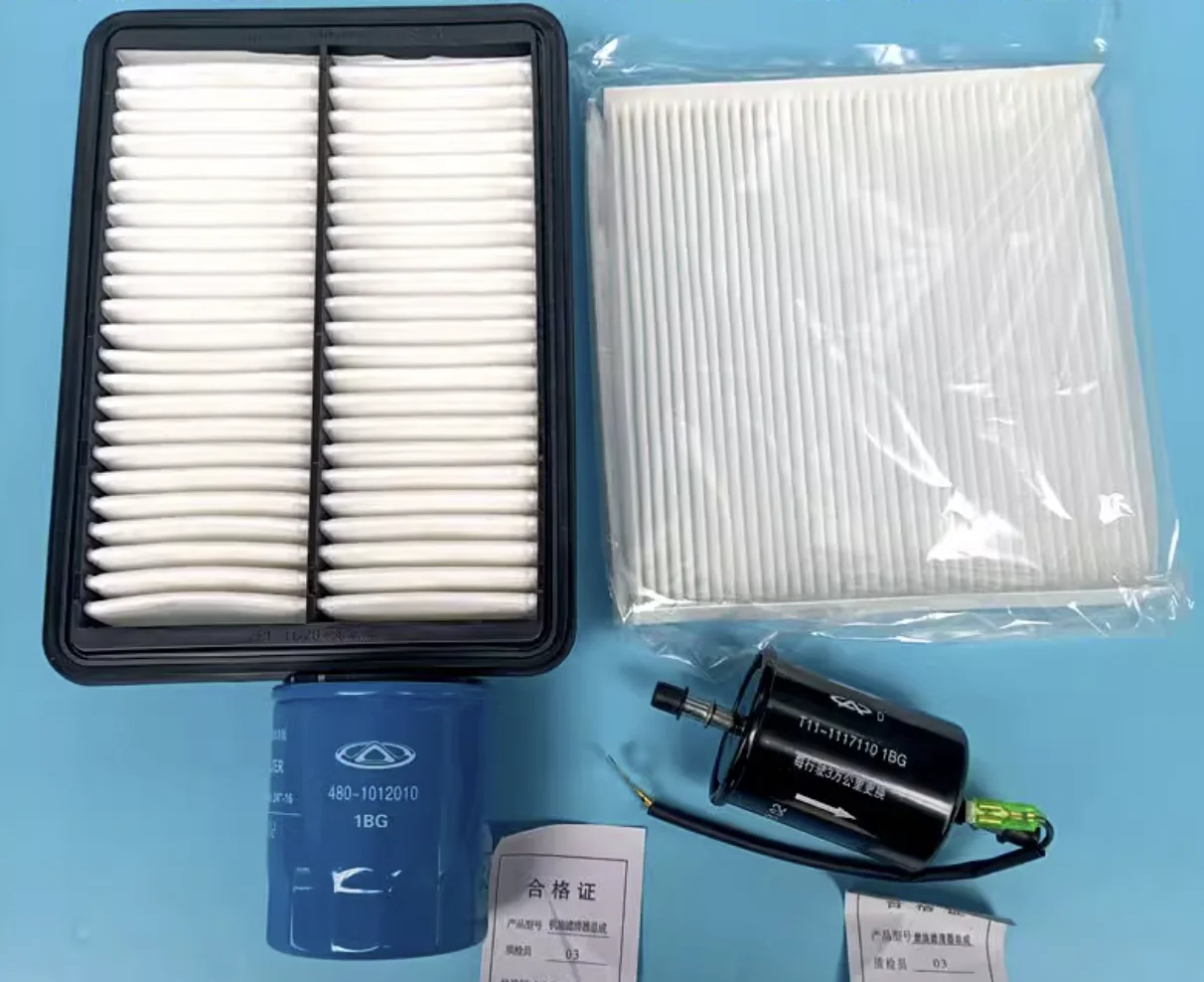 1set Oil filter ELEMENT / fuel / air / ac filter for Chinese CHERY JETOUR X70 X90 1.5 Engine Auto car motor parts