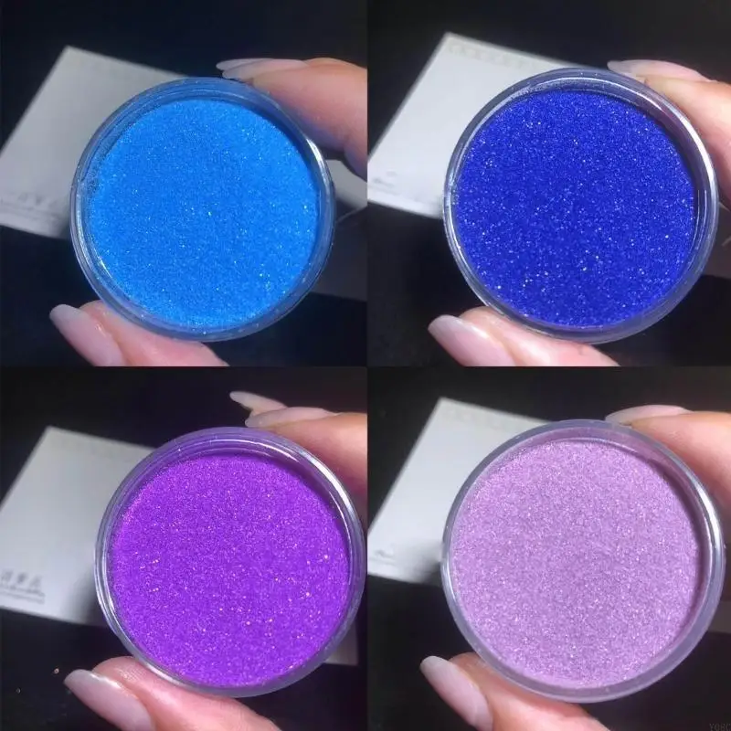 Y08C 17 Colors Bottled Powder Layered Gradient Glitter Filling Powder DIY Powder for DIY Making