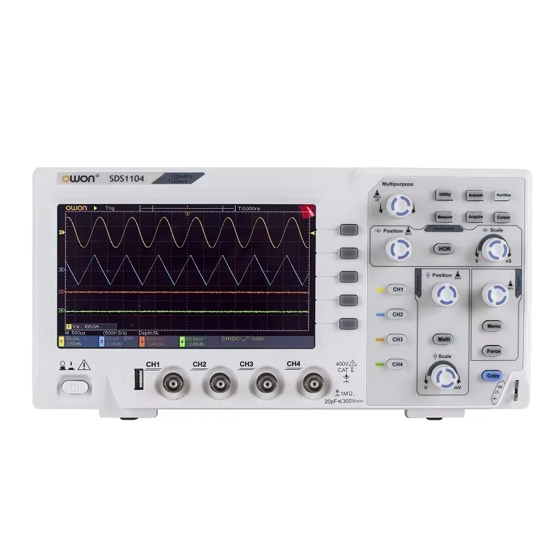 

SDS1104 4CH 100Mhz Economical Type Digital Oscilloscope