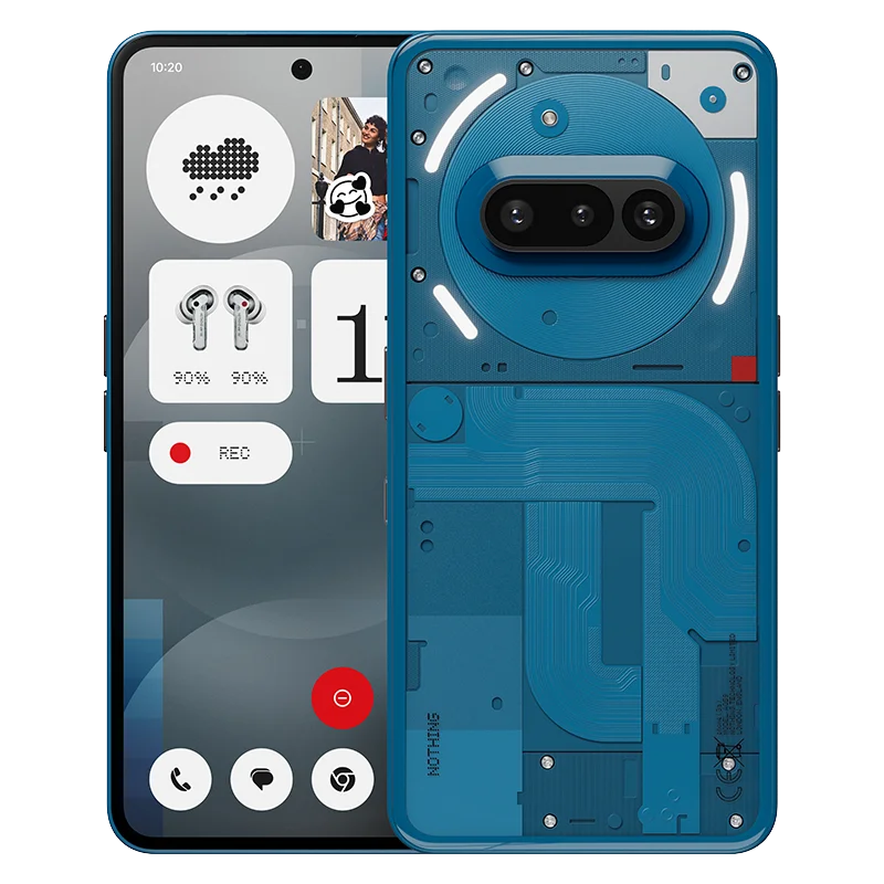 Nothing Phone (3a) , Handy mit Essential Space, 50 MP Hauptkamera, 32 MP Frontkamera, 6,77‘’ Flexibles FHD+ AMOLED Display