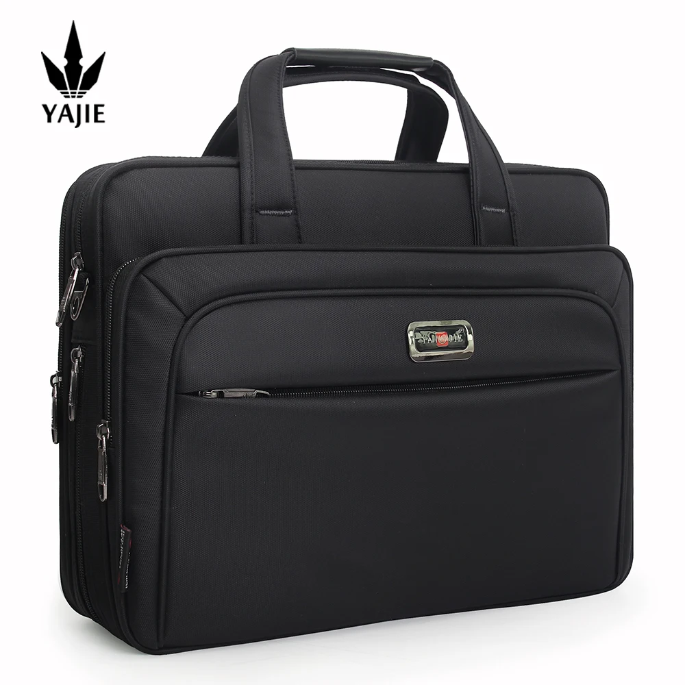 Large Capacity Briefcase Bag Men Business Bag 15.6 14 inch Laptop Bag Shoulder Bags Canvas Handbags Messenger Work Tote Bag