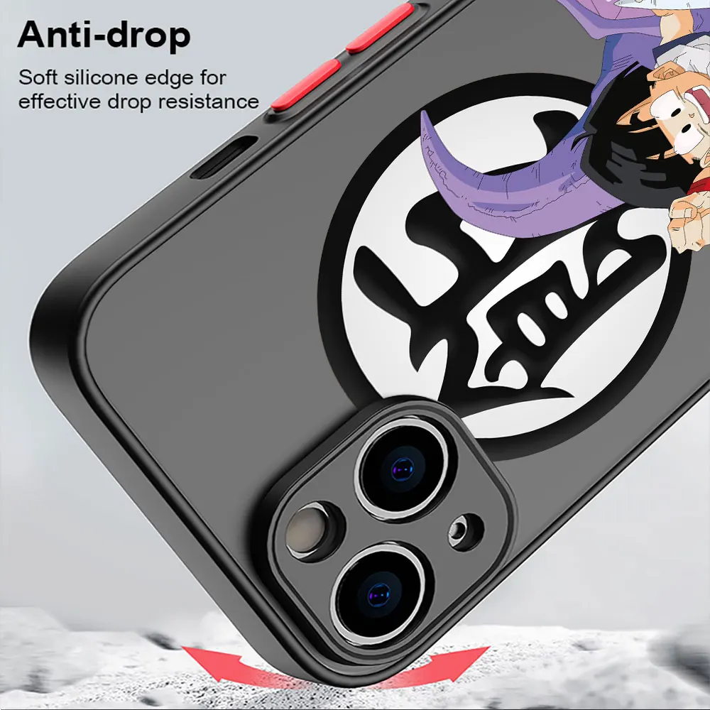 Cartoon Goku D-Dragon Balls Phone Case for Xiaomi Redmi Note 10 Pro 12 13 Pro 11S 9T 10S 11T 9S 11 Pro 12S 9 Shockproof Cover