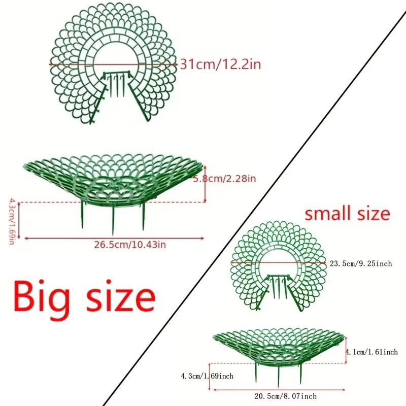 20/40sets Strawberry Plant Supports Sturdy Legs for Strawberry Seedlings Growth Rack Protective Frame Stand Preventing Mold Dirt