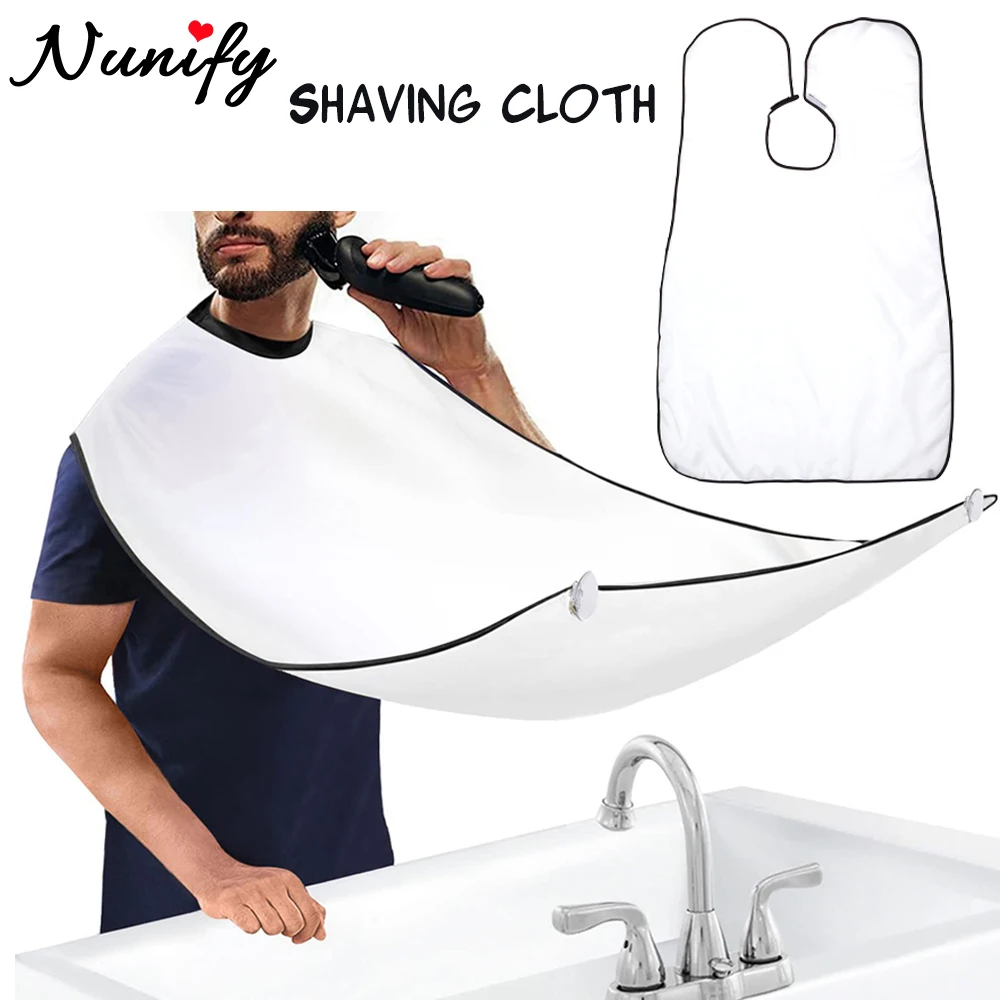 

Shaving Cloth For Men Styling Beard Shaving Apron Shaving Bib Anti Dirtying Anti Shedding Stubble 2 Suction Cup Shaving Cloth