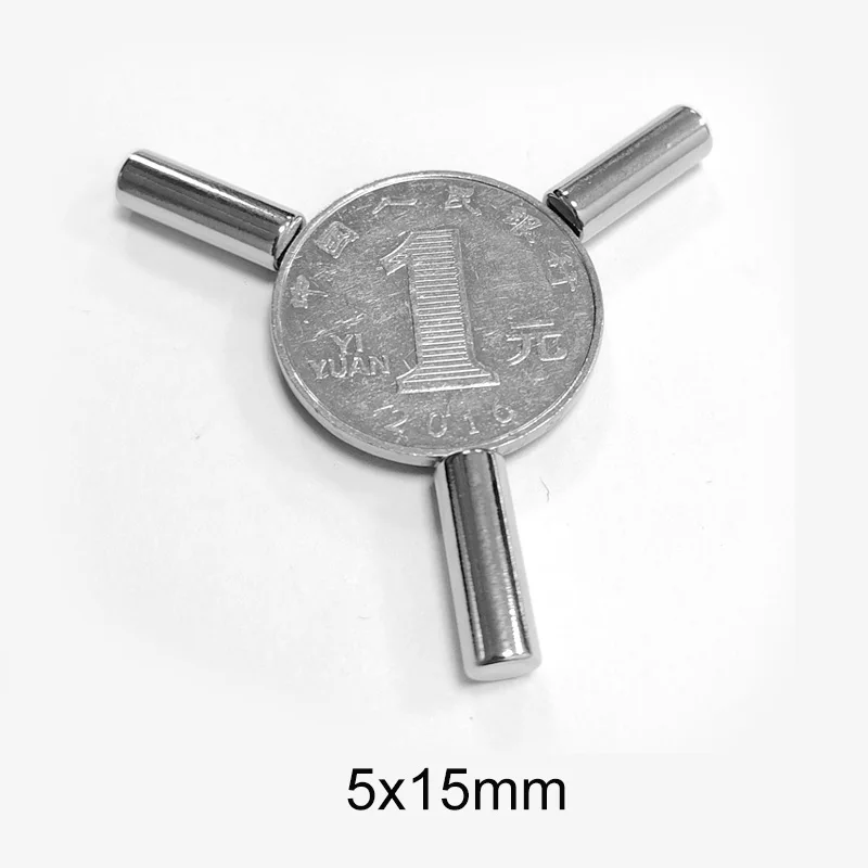 5x15 Round Magnets 5x15mm Strong  Magnet 5*15  For Home Refrigerators, Offices DIY 5mm x 15mm