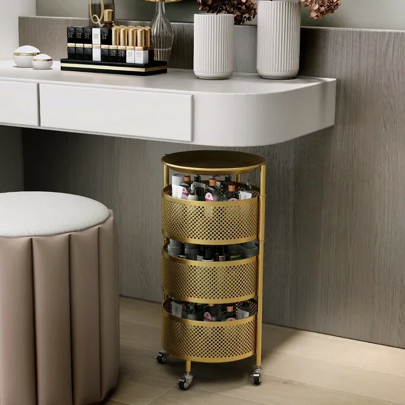 Movable Trolley Salon Furniture Installation-free Versatile Use Beauty Salon Trolley Healthy Spray Paint Sorting Storage