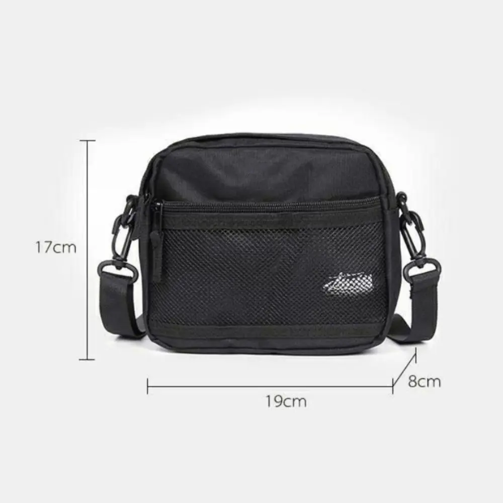 Fashion Waterproof Men Handbag Comfortable Portable Shoulder Bag Large Capacity Oxford Cloth Crossbody Bag