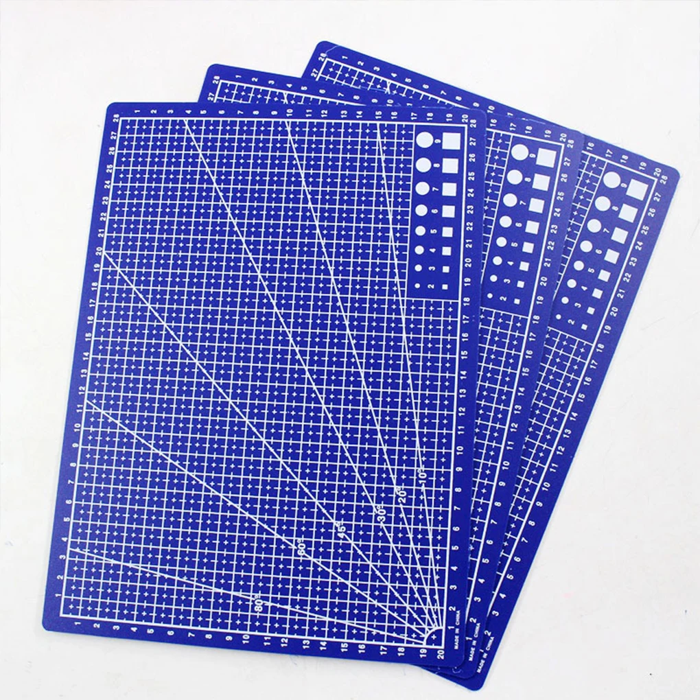 Blue Convenient And Practical PVC Rectangular Cutting Mat Crafters Easy To A3 A4 Cutting Mat A3