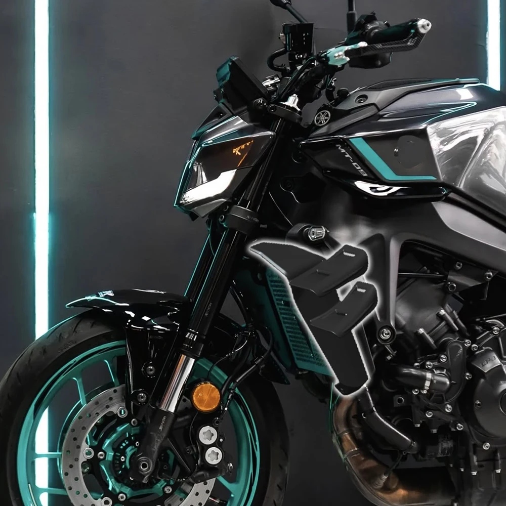 MT09 サイドウイングサイドフェアリングサイドスポイラーオートバイスポイラー空力 Wingles 新しいアクセサリー MT-09 MT09 SP 2024 2025 +