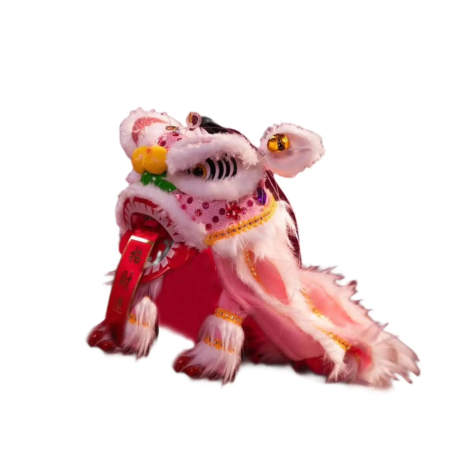 จีน Marionette Lion ของเล่น,String Lion Dance Puppet,2025,ของที่ระลึกแบบพกพาจีนตกแต่งปีใหม่เทศกาลฤดูใบไม้ผลิ party