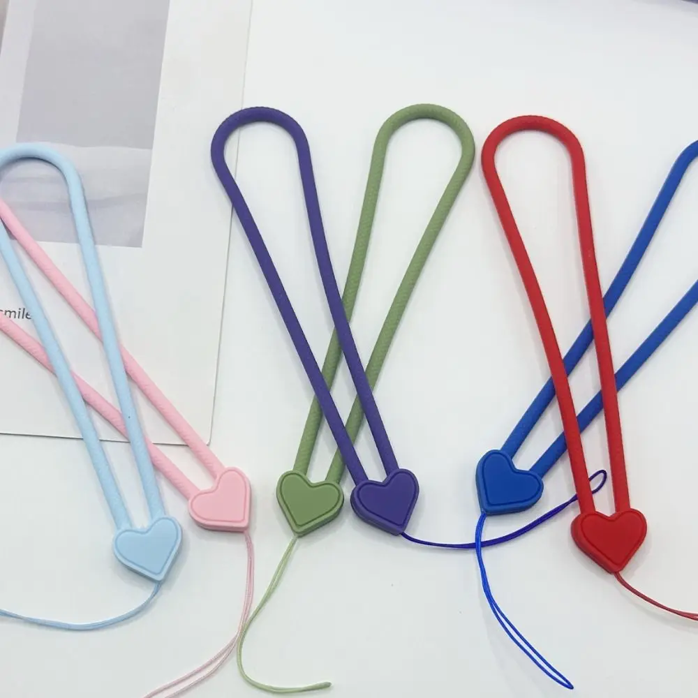 Silicone Wrist Hand Strap Phone Lanyard Short Rope Mobile Phone Strap Hand Strap Phone Charms Phone Hanging Rope