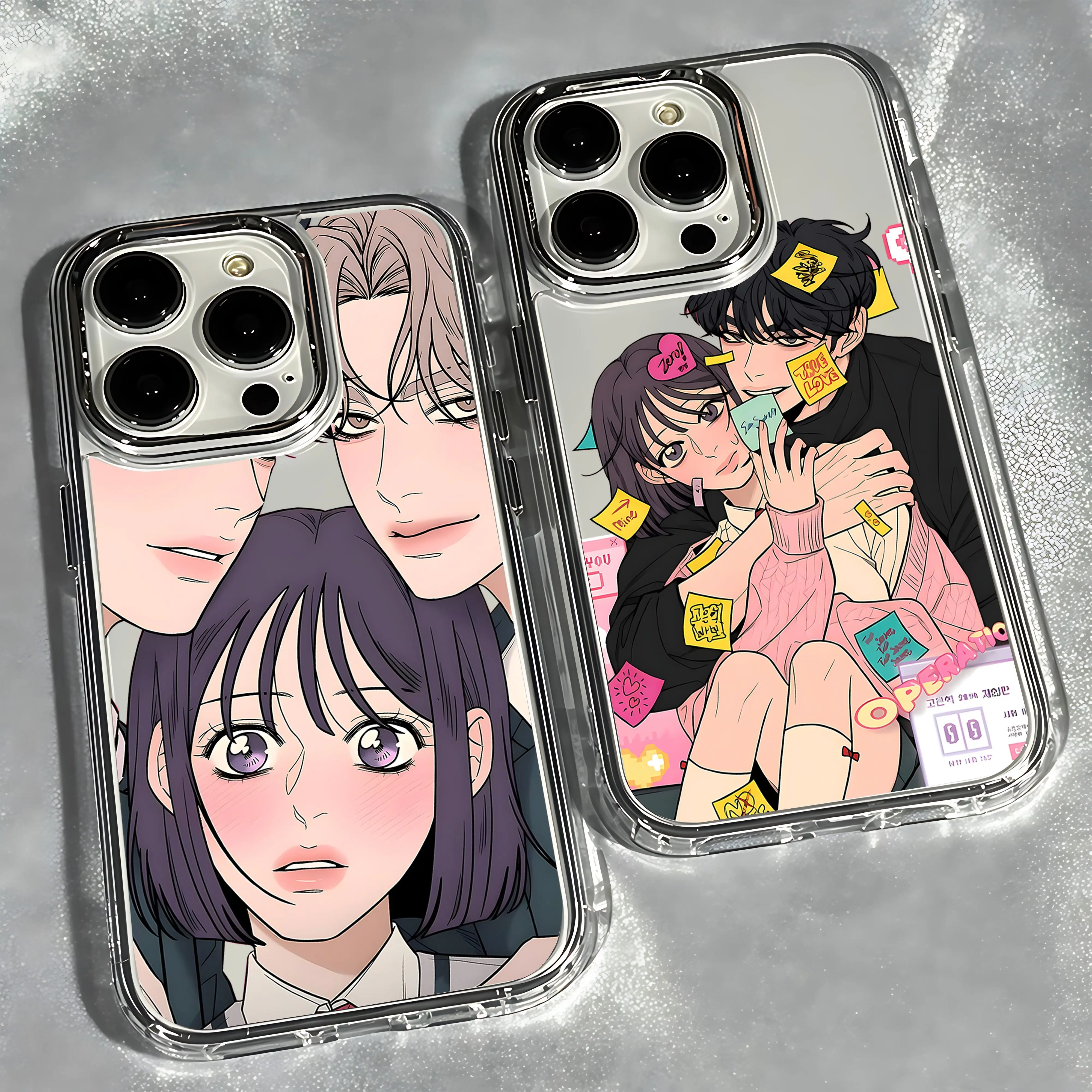 Operation True Love Phone Case for Samsung Galaxy S26 S25 S24 S23 S22 S21 S20 Note20 FE Ultra Edge Plus 4G 5G Clear