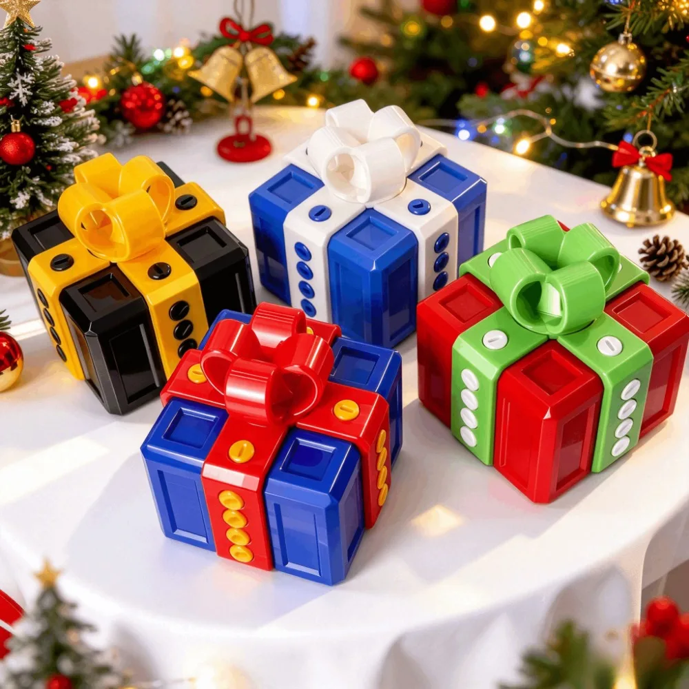 3D Printed Annoying Multipurpose Gift Box 3.15 Inch Surprise Money Puzzle Box Funny Trick Christmas Halloween Gift Holidays Gift