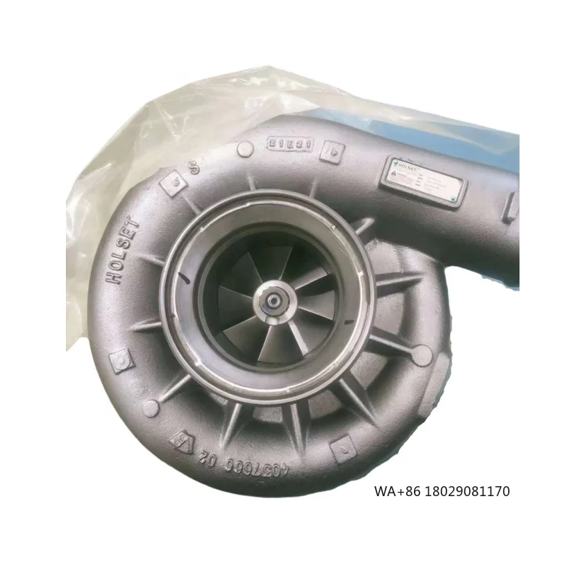 

High Performance QSK19 Imported Original Double-channel Water Cooling Turbo Charger HX82 Model for 2839018 2839019 Turbocharger