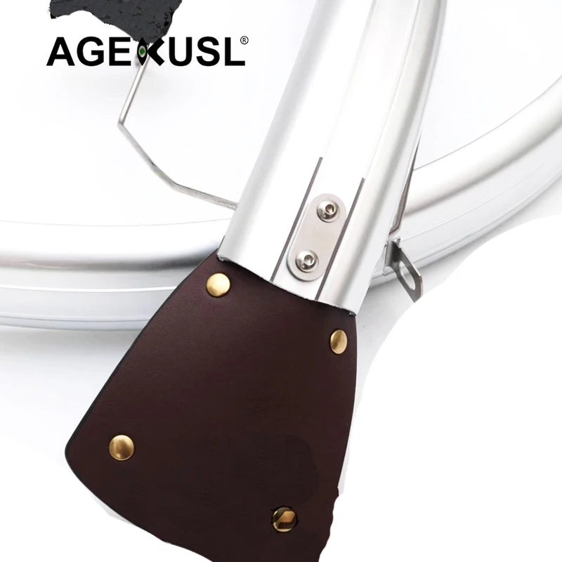 AGEKUSL Bike Fenders Suit Front Rear Bicycle Mudguard With Easy Wheel for Brompton 3Sixty Folding Bike L/R Type