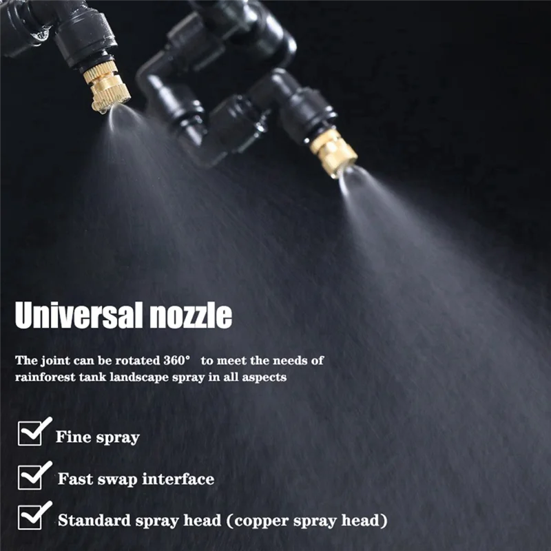 Hot Selling-Rainforest Sprayer Wifi Control Automatic Mist Rainforest Timing Sprays System Kit Irrigation Timer Reptile Sprayer,