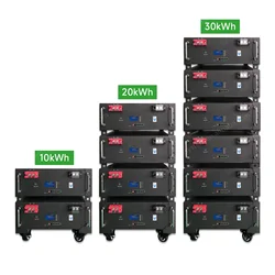 10kWh To 40kWh Rack Mounted lifepo4 Lithium Battery 8000 Cycle Life Home Solar Energy Storage System