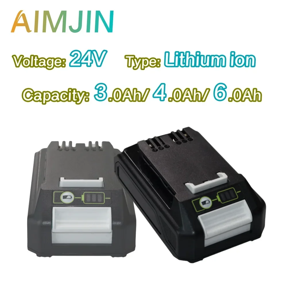 

24V 3000/4000/6000mAh Li-ion Rechargeable Replacement Battery For Greenworks Power Tools compatible 20352 22232